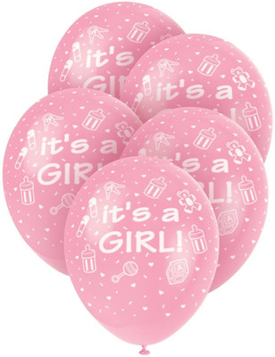 

GemStar PartyCrafts Printed BALLON-TEXT_PRINTED-0002#POC1# Balloon(Pink, Pack of 30)