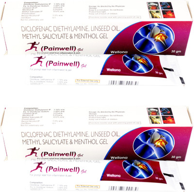 

wellona pharma PAINWELL(pack of 2) Gel(30 g)