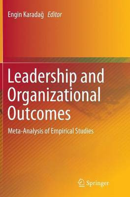 Leadership and Organizational Outcomes(English, Paperback, unknown)