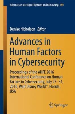 Advances in Human Factors in Cybersecurity(English, Paperback, unknown)