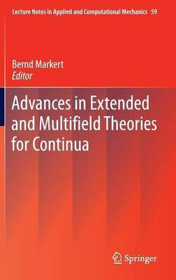 Advances in Extended and Multifield Theories for Continua(English, Hardcover, unknown)