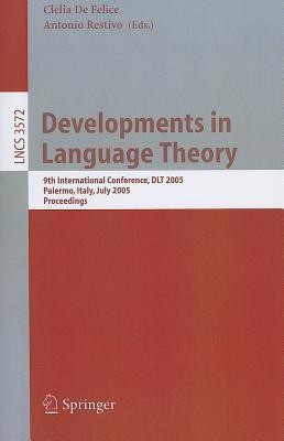 Developments in Language Theory(English, Paperback, unknown)