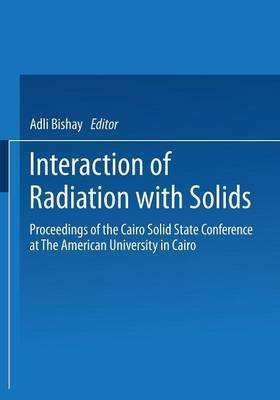 Interaction of Radiation with Solids(English, Paperback, unknown)