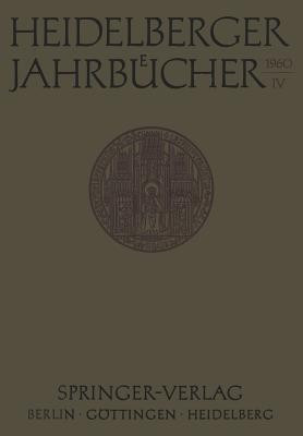 Heidelberger Jahrbuecher(German, Paperback, Loparo Kenneth A.)