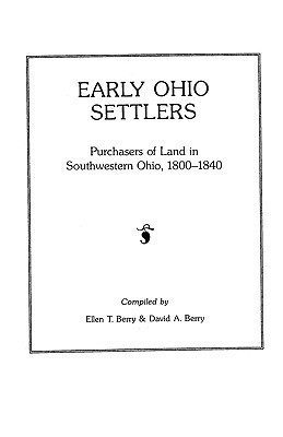 Early Ohio Settlers(English, Paperback, Berry Ellen T.)