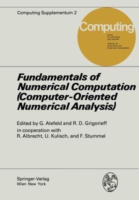 Fundamentals of Numerical Computation (Computer-Oriented Numerical Analysis)(English, Paperback, unknown)