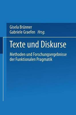 Texte und Diskurse(German, Paperback, unknown)