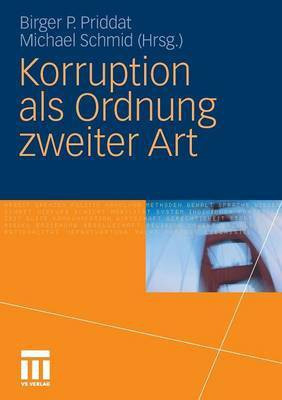 Korruption als Ordnung zweiter Art(German, Paperback, unknown)