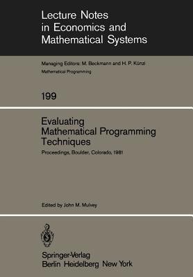 Evaluating Mathematical Programming Techniques(English, Paperback, unknown)