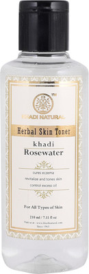 

Khadi Natural AYURVEDIC PURE ROSE WATER SKIN TONER 210 ML(210 ml)