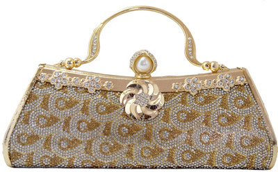 

Chouhan Stylish Party Gold Clutch