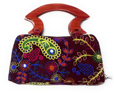 

Unique Fashion Casual, Party, Formal Maroon Clutch
