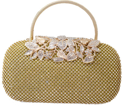 

Chouhan Stylish Party Gold Clutch