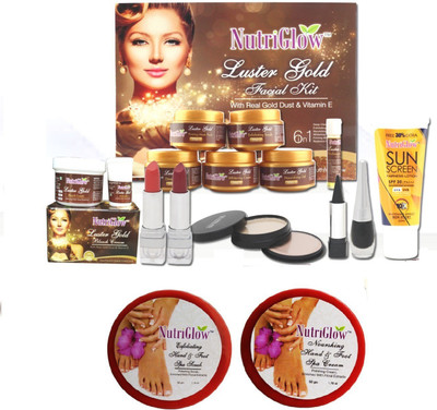 

NutriGlow Luster Glow Facial Combo 1(Set of 10)