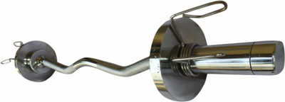 

Royal 2.5 kg 2pc Silver Plates with 3 feet CURVE O ROD Adjustable Dumbbell(70 kg)