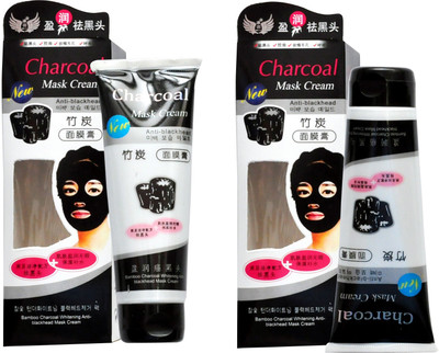

Vozwa YashHerbal Black charcoal peel off mask | Face Pack for Men & Women (Pack of 2)(260 g)