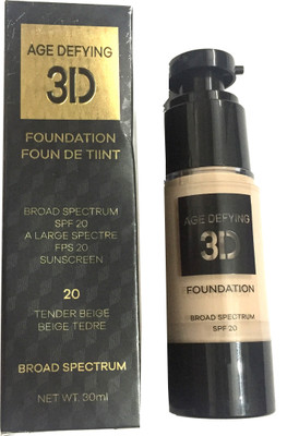 

LUV-LI IMPORTED ORIGINAL 3D AGE DEFYING SPF 20 SUNSCREEN FOUNDATION Foundation(NATURAL)