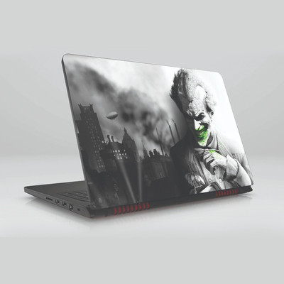 

Gifty Ads PVC Coated Laptop Skin Vinyl Stickers for 15.6 Inches Laptop || Joker Skin Sticker || Compatible with All Laptops Vinyl Laptop Decal 15.6