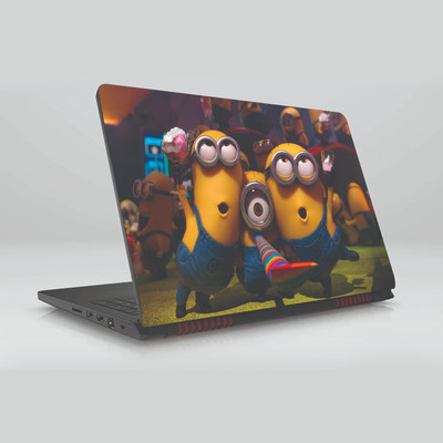 

Gifty Ads PVC Coated Laptop Skin Vinyl Stickers for 15.6 Inches Laptop || Minions Cartoon Skin Sticker || Compatible with All 15.6 Laptops Vinyl Laptop Decal 15.6