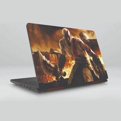 

Gifty Ads PVC Coated Laptop Skin Vinyl Stickers for 15.6 Inches Laptop || God of War Skin Sticker || Suitable with All Laptops (15.6 x 11.6 inches) Vinyl Laptop Decal 15.6