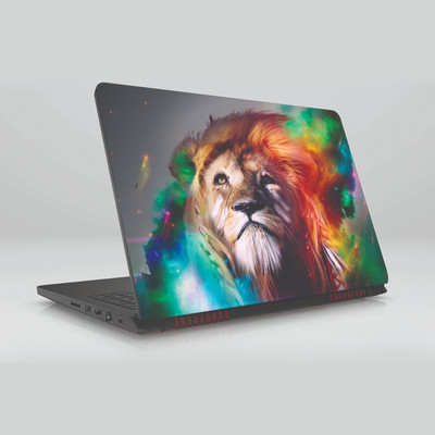 

Gifty Ads PVC Coated Laptop Skin Vinyl Stickers || Lion Digital Skin Sticker || Compatible with All Laptops (15.6 x 11.6 inches) Vinyl Laptop Decal 15.6