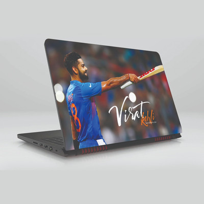

Gifty Ads PVC Coated Laptop Skin Vinyl Stickers || Virat Kohli Skin Sticker || Compatible with All Laptops (15.6 x 11.6 inches) Vinyl Laptop Decal 15.6