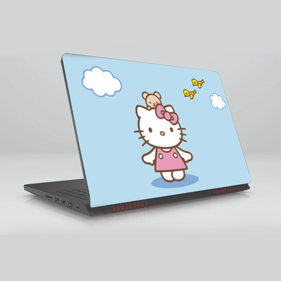 

Gifty Ads PVC Coated Laptop Skin Vinyl Stickers || Hello Kitty Skin Sticker || Compatible with All Laptops (15.6 x 11.6 inches) Vinyl Laptop Decal 15.6