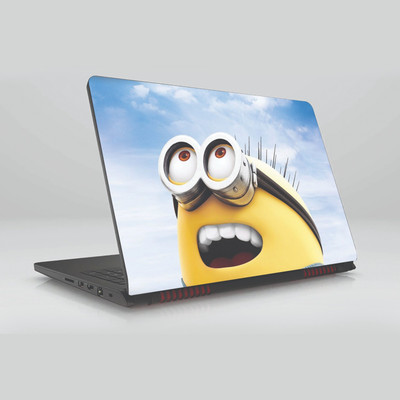 

Gifty Ads PVC Coated Laptop Skin Vinyl Stickers || Minions Cartoon Skin Sticker || Fit to All Laptops (15.6 x 11.6 inches) Vinyl Laptop Decal 15.6