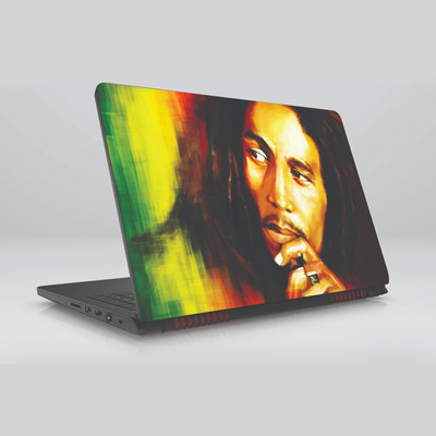

Gifty Ads PVC Coated Laptop Skin Vinyl Stickers || Bob Marley Skin Sticker || Fit with All Laptops (15.6 x 11.6 inches) Vinyl Laptop Decal 15.6
