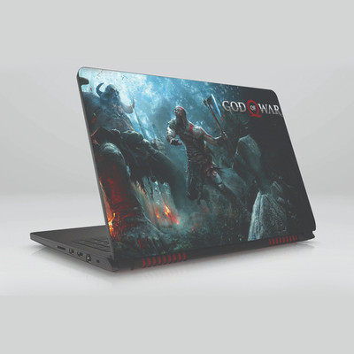 

Gifty Ads PVC Coated Laptop Skin Vinyl Stickers for 15.6 Inches Laptop || God of War Skin Sticker || Fit to All Laptops (15.6 x 11.6 inches) Vinyl Laptop Decal 15.6
