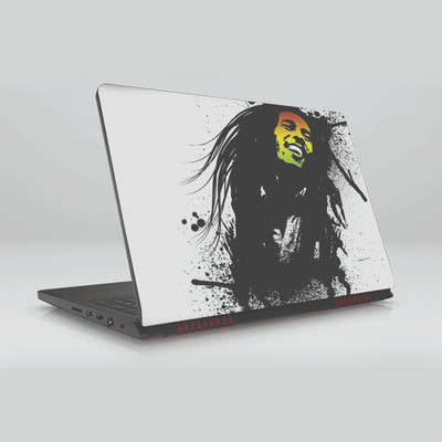 

Gifty Ads PVC Coated Laptop Skin Vinyl Stickers for 15.6" Laptop || Bob Marley Skin Sticker || Compatible with All Laptops (15.6 x 11.6 inches) Vinyl Laptop Decal 15.6