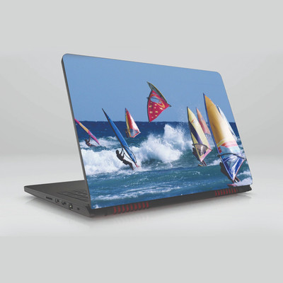 

Gifty Ads PVC Coated Laptop Skin Vinyl Stickers || Windsurf Goa Sports Skin Sticker || Compatible with All Laptops (15.6 x 11.6 inches) Vinyl Laptop Decal 15.6