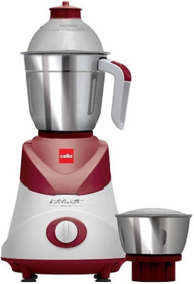 

Cello Grind-N-Mix Amaze 500 Mixer Grinder(White, 2 Jars)