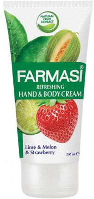 

Farmasi Fruity Energizing Hand & Body Cream /Lime&Melon&Strawberry(200 ml)