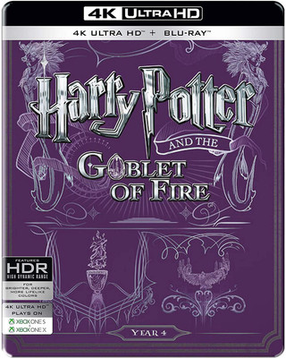 

Harry Potter and the Goblet of Fire - Year 4 (2005) (Steelbook) (4K UHD & HD) (2-Disc)(4K(UHD) Blu-ray English)