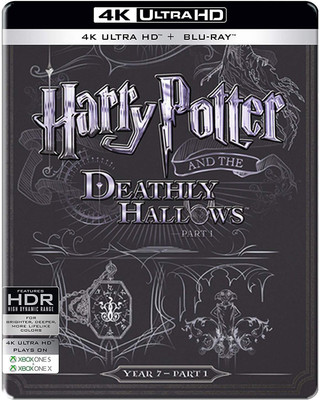 

Harry Potter and the Deathly Hallows - Part 1 - Year 7 (2010) (Steelbook) (4K UHD & HD) (2-Disc)(4K(UHD) Blu-ray English)