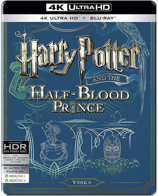 

Harry Potter and the Half Blood Prince - Year 6 (2009) (Steelbook) (4K UHD & HD) (2-Disc)(4K(UHD) Blu-ray English)