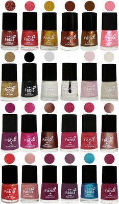 

Fabia Nail Polish (M52) multicolors(Pack of 24)