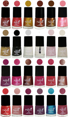 

Fabia Nail Polish (M44) MULTICOLOR(Pack of 24)
