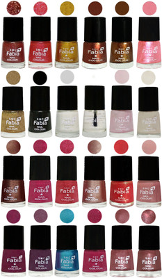 

Fabia Nail Polish (M90) MULTICOLOR(Pack of 24)