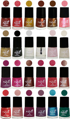 

Fabia Nail Polish (M59) multicolors(Pack of 24)