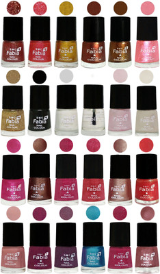 

Fabia Nail Polish (M60) multicolors(Pack of 24)