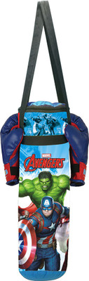 

IndusBay Marvel Avengers Theme Kids Boxing Set kit, Children Kids Boxing Kit with Punching Bag & Gloves Boxing Kit
