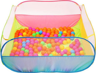 

Kidoyzz Nightstar My Ballpit Pool With 50 Balls for Children (Multicolor)(Multicolor)