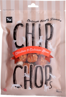 

Chip Chops Chicken and Calcium Bone, 70 g Pack of 2 Chicken Dog Treat(140 g, Pack of 2)