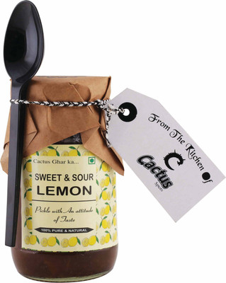 

Cactus Spices Cactus Homemade Sweet & Sour Lemon Pickle Lemon Pickle(425 g)