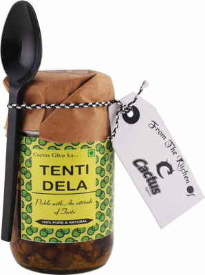 

Cactus Spices Cactus Homemade Tenti Dela Pickle Green Gooseberry Pickle(200 g)