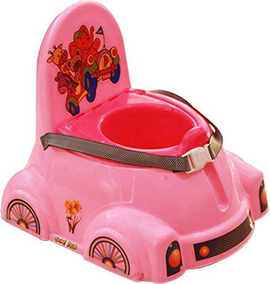 

HALO NATION Oval Shaped Potty Seat With Removable Bowl & Closeable Cover (Pink) - Panda Moto Potty Seat Potty Box(Pink)