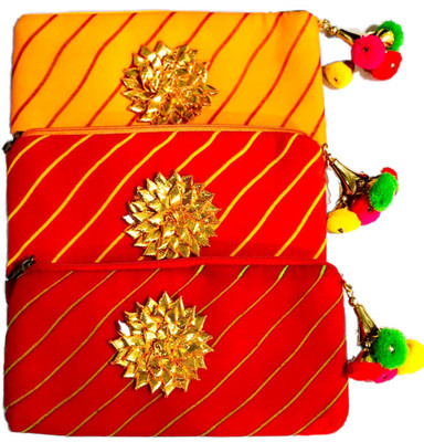 

Glitz Cabana GeorgetteÂ Pouch Pouch(Multicolor)