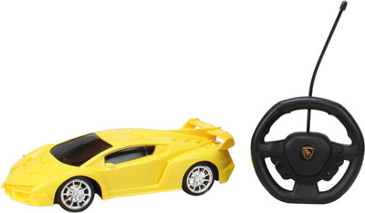 

BIG MONKEY TOYS Chhota Bheem Full Function Remote Control Car Toy With Rechargeable Batteries (YELLOW)(YELLOW)(Yellow)